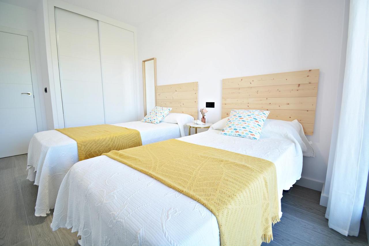 Impresionante apartamento con piscina en Sanxenxo Esterno foto