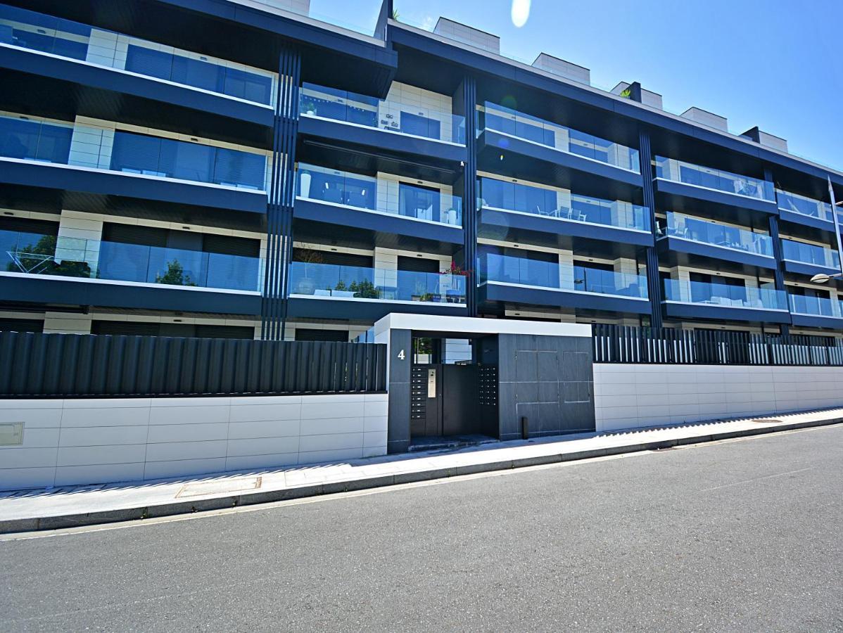 Impresionante apartamento con piscina en Sanxenxo Esterno foto