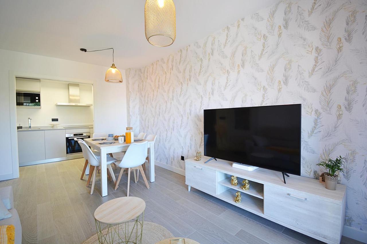 Impresionante apartamento con piscina en Sanxenxo Esterno foto