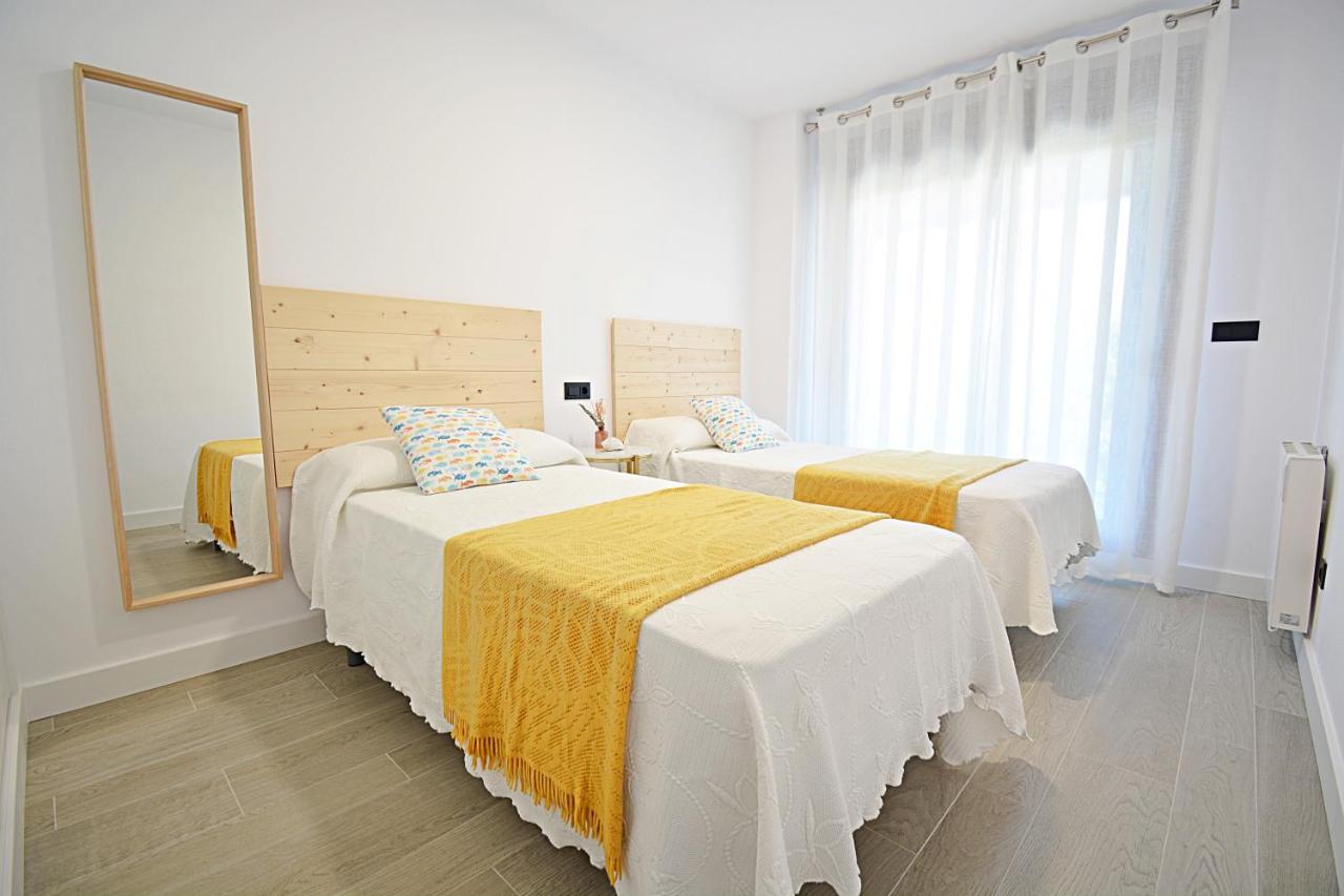 Impresionante apartamento con piscina en Sanxenxo Esterno foto