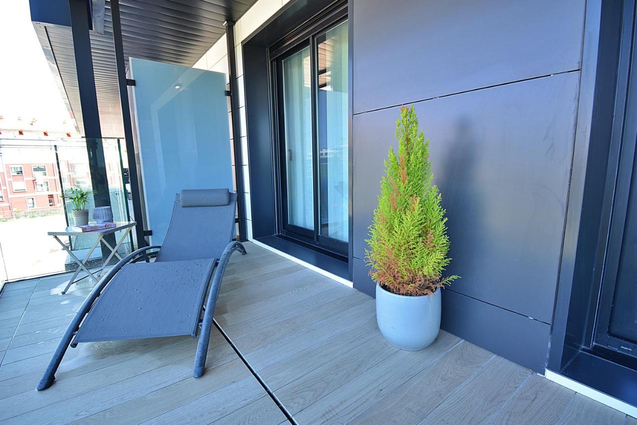 Impresionante apartamento con piscina en Sanxenxo Esterno foto